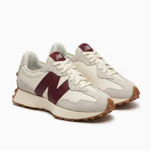 New Balance 327 (Off-White/Burgundy)